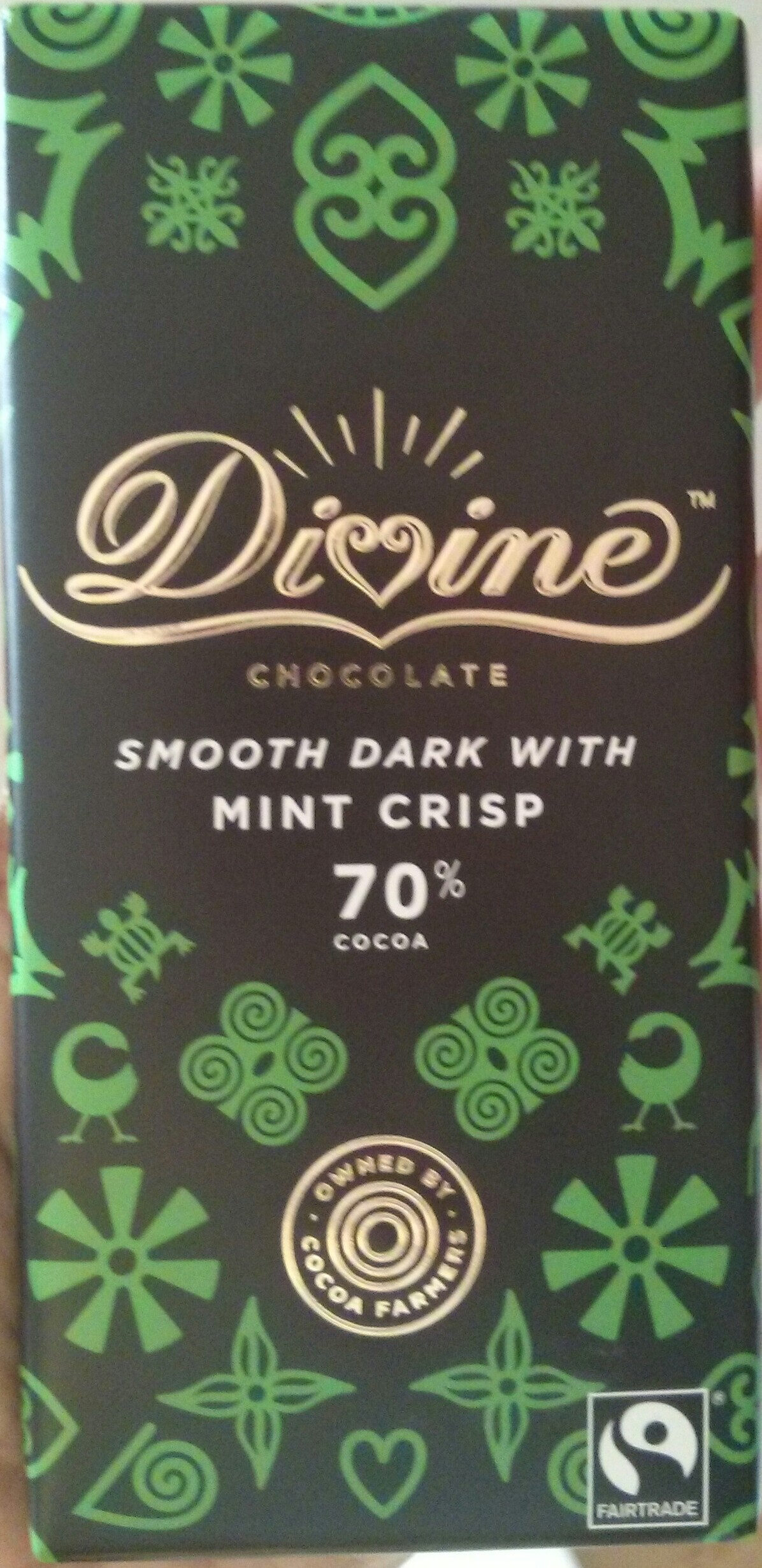 Divine chocolate smooth dark eith mint crisp - Product - en