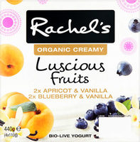 Rachel's Luscious Fruits and Vanilla Yogurts - Product - en