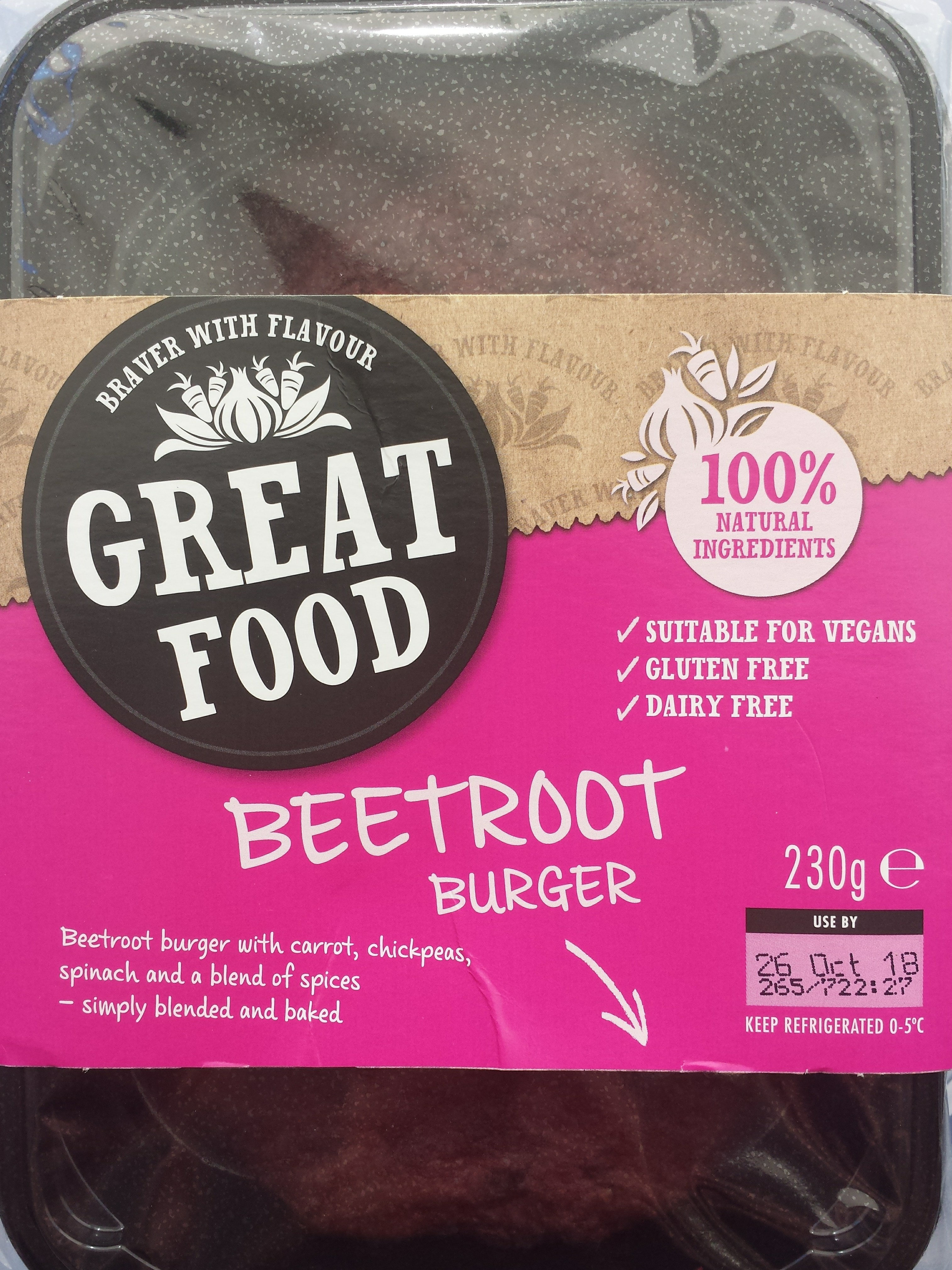 Beetroot Burger - Product - en