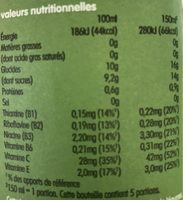 Super Vert - Nutrition facts - fr