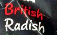 British Radish - Ingredients - en