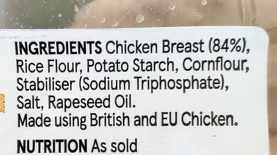 Chicken Breast Pieces - Ingredients