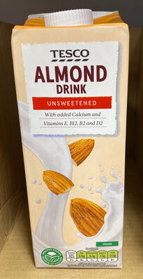 Tesco Almond Unsweetened Longlife Milk Alternative 1 Litre - Product - en