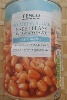 Baked Beans in Tomato Sauce (no added sugar) - Product - en