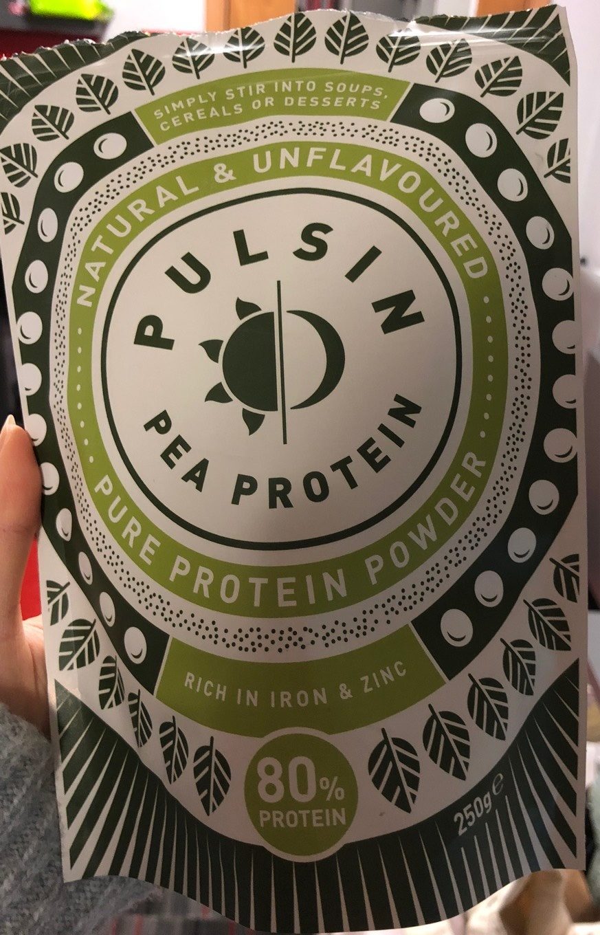 Pulsin Natural Pea Protein Isolate Powder 1kg New design packaging 