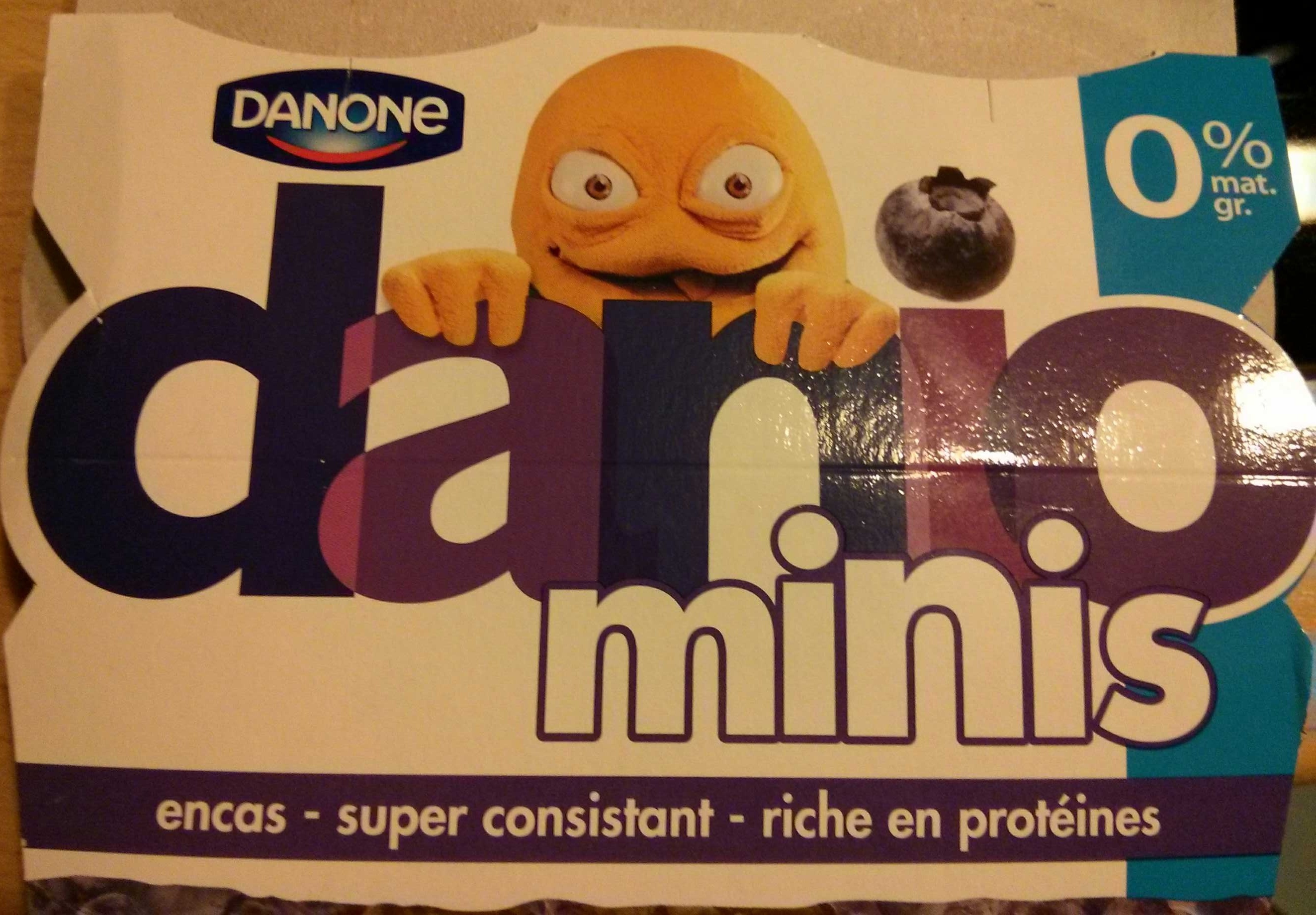 Danio minis (0 % MG) Myrtille - Product - fr