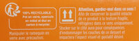 Le délice de fruits - Recycling instructions and/or packaging information - fr