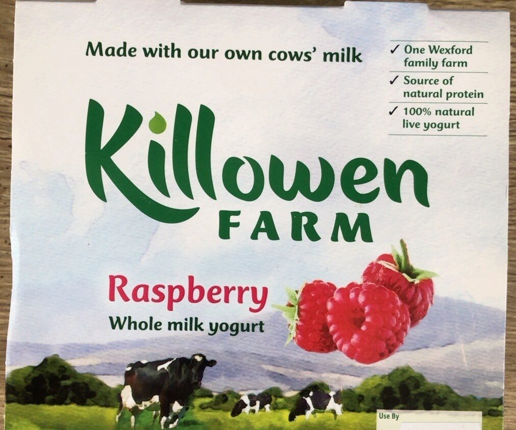 Raspberry whole milk yogurt - Product - en