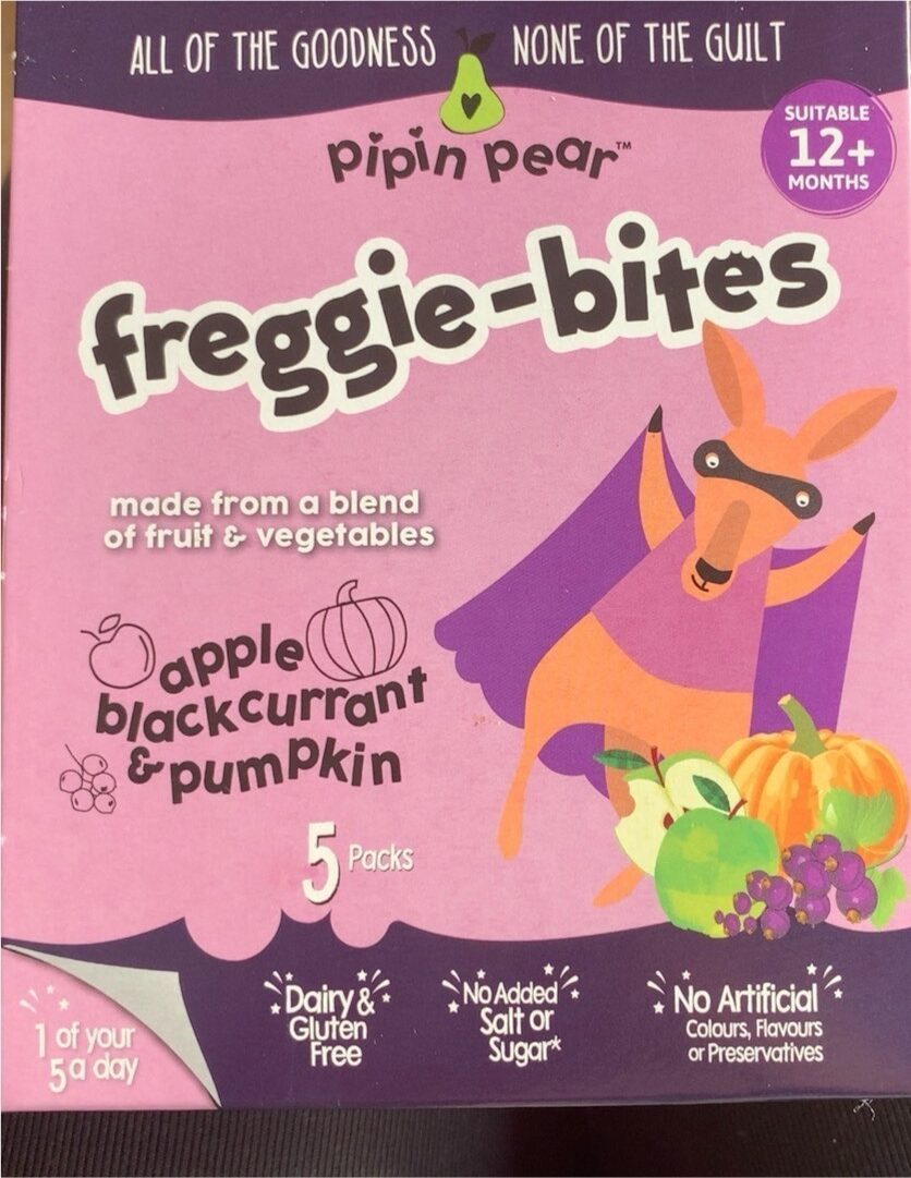 Freggie-Bites: Apple, Blaccurrant and Pumpkin - Product - en