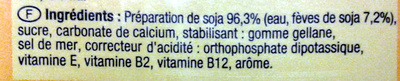 Soja drink - Ingredients - fr