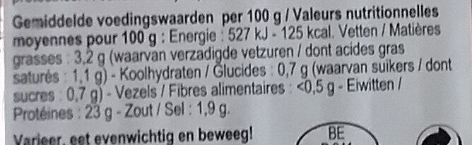 Jambon magistral - Nutrition facts - fr