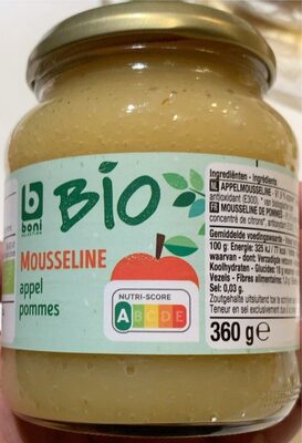 Mousseline pommes Bio - Product - fr