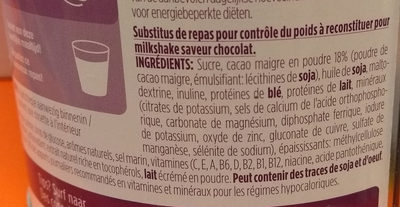 Shake choco - Ingredients - fr