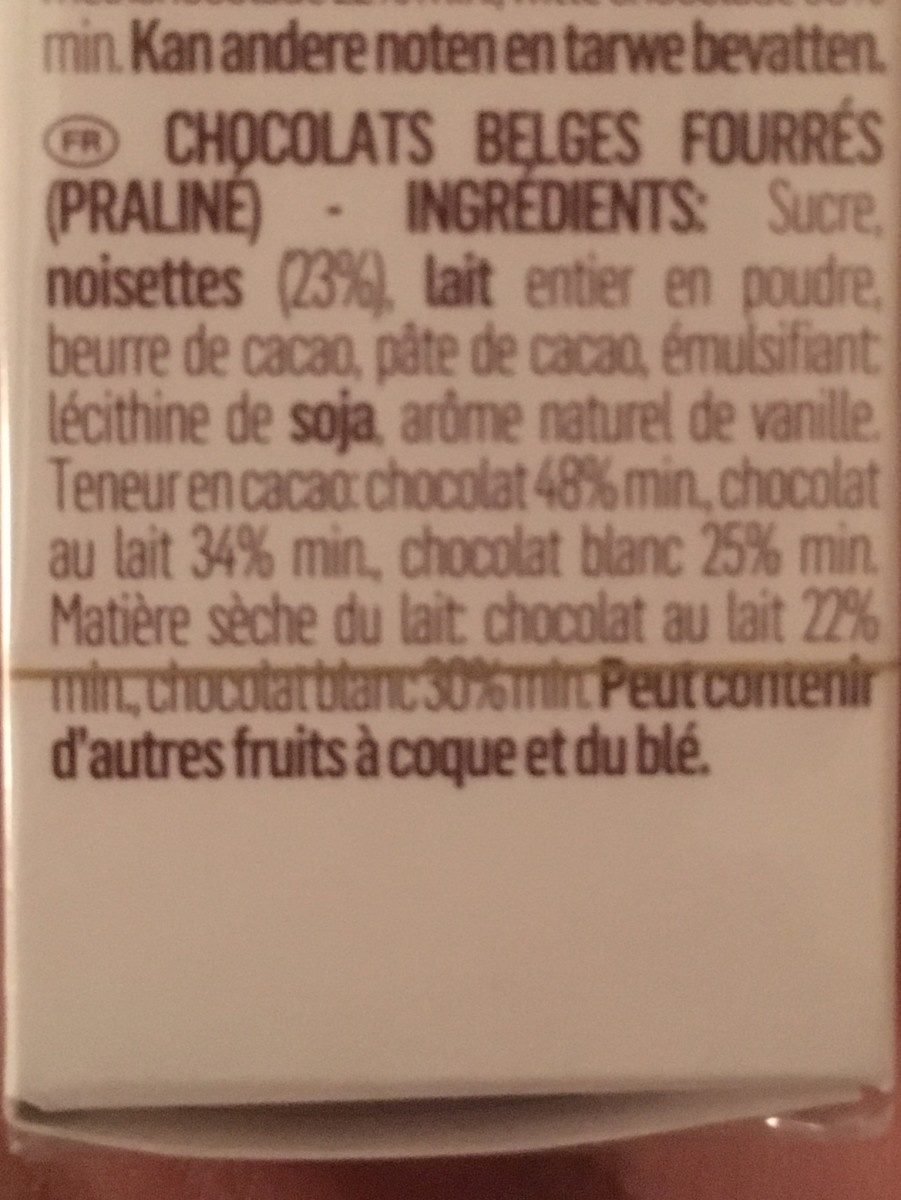 GUYLIAN, Artisanal Belgian Chocolate - Ingredients - en
