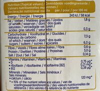 Soya Drink Banana - Nutrition facts - en
