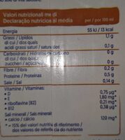 Mandorla senza zuccheri - Nutrition facts - fr
