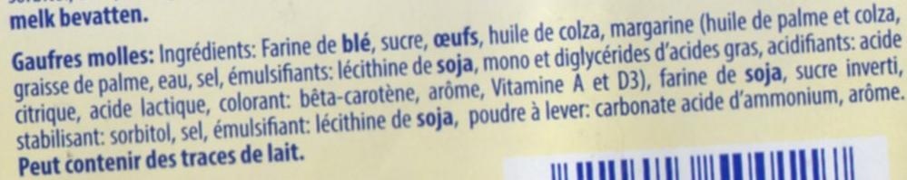 Gaufres molles - Ingredients - fr