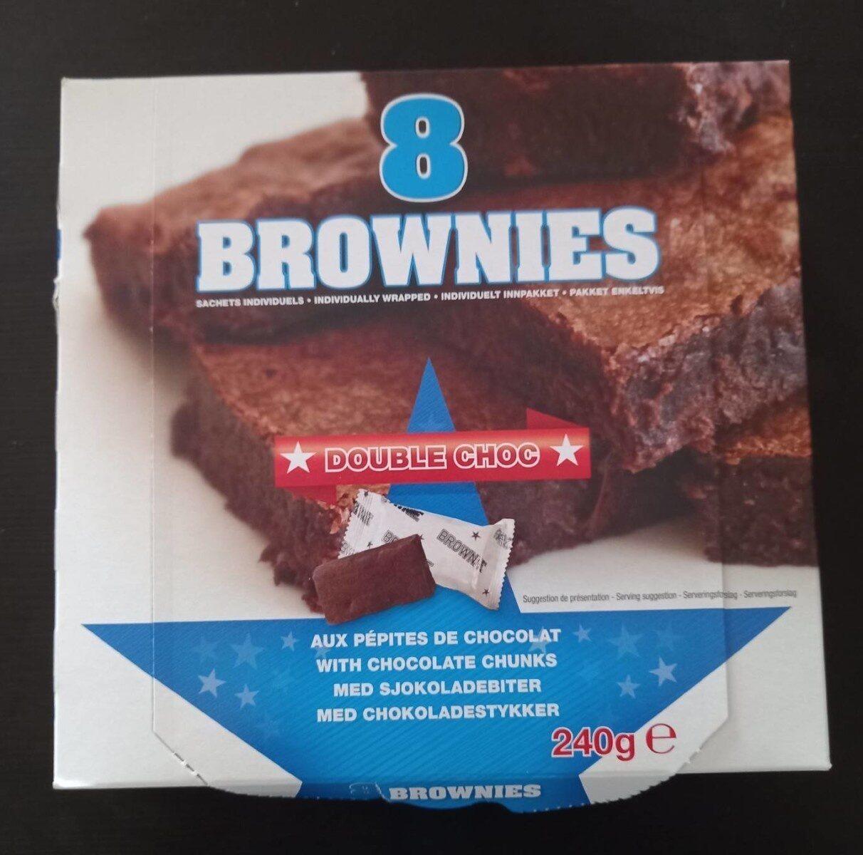 8 brownies - Product - fr