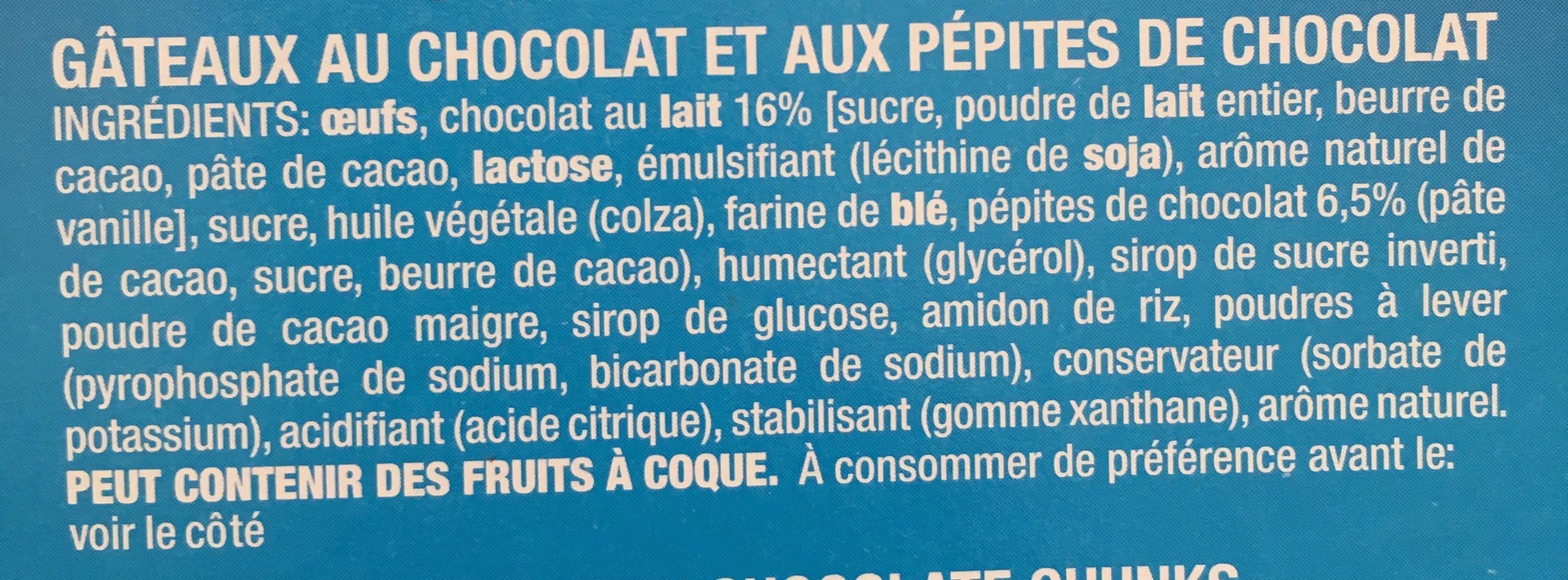 8 brownies - Ingredients - fr
