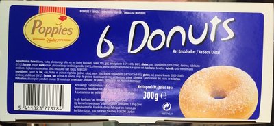 6 donuts au sucre cristal - Product - fr