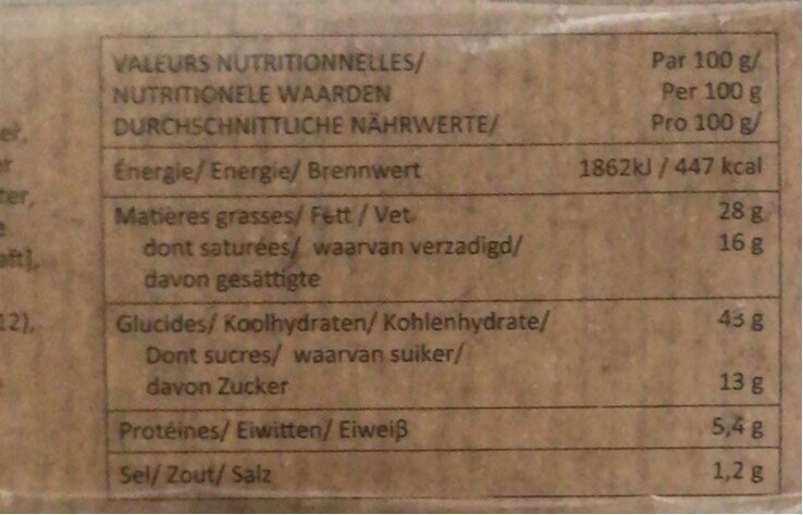 Micro donuts choc - Nutrition facts - fr