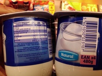 Danone Iogurte Natural - Ingredients - pt