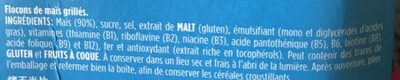 Nacional Corn Flakes - Ingredients - fr