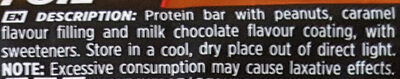 Nutramino - Protein bar - Chunky Peanut & Caramel Flavor - Recycling instructions and/or packaging information - en