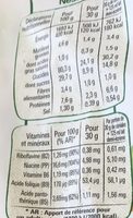 Gofree Nature - Nutrition facts - fr