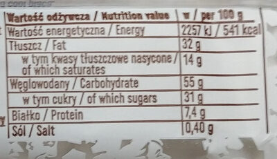 Wafel teatralny classic - Nutrition facts