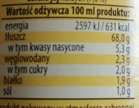 Majonez Kielecki - Nutrition facts - pl