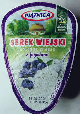 Cottage cheese with blueberry - Product