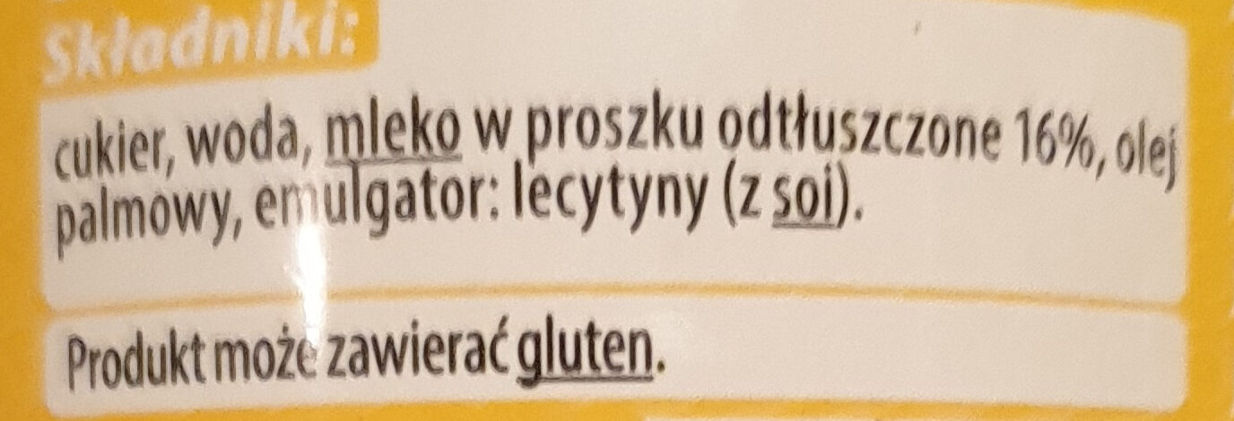Masa krówkowa kajmakowa - Ingredients - pl