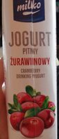 Cranberry drinking jogurt - Product - pl