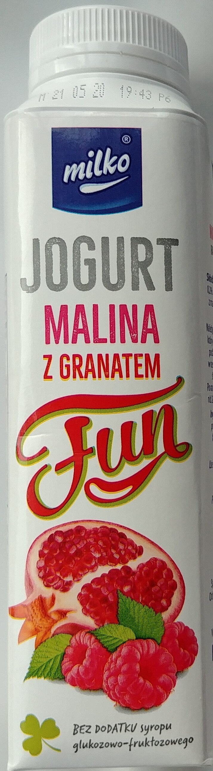 Jogurt malina z granatem - Product - pl