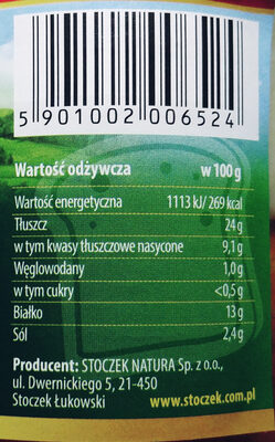 Kiełbasa z weka - Nutrition facts - pl