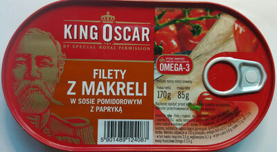 Filety z makreli w sosie pomidorowym z papryką. - Product - pl