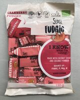 Cranberry fudges - Product - en