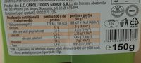 Carolino Mini cremvursti de pui - Nutrition facts - ro