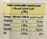 La Prairie - Nutrition facts - fr