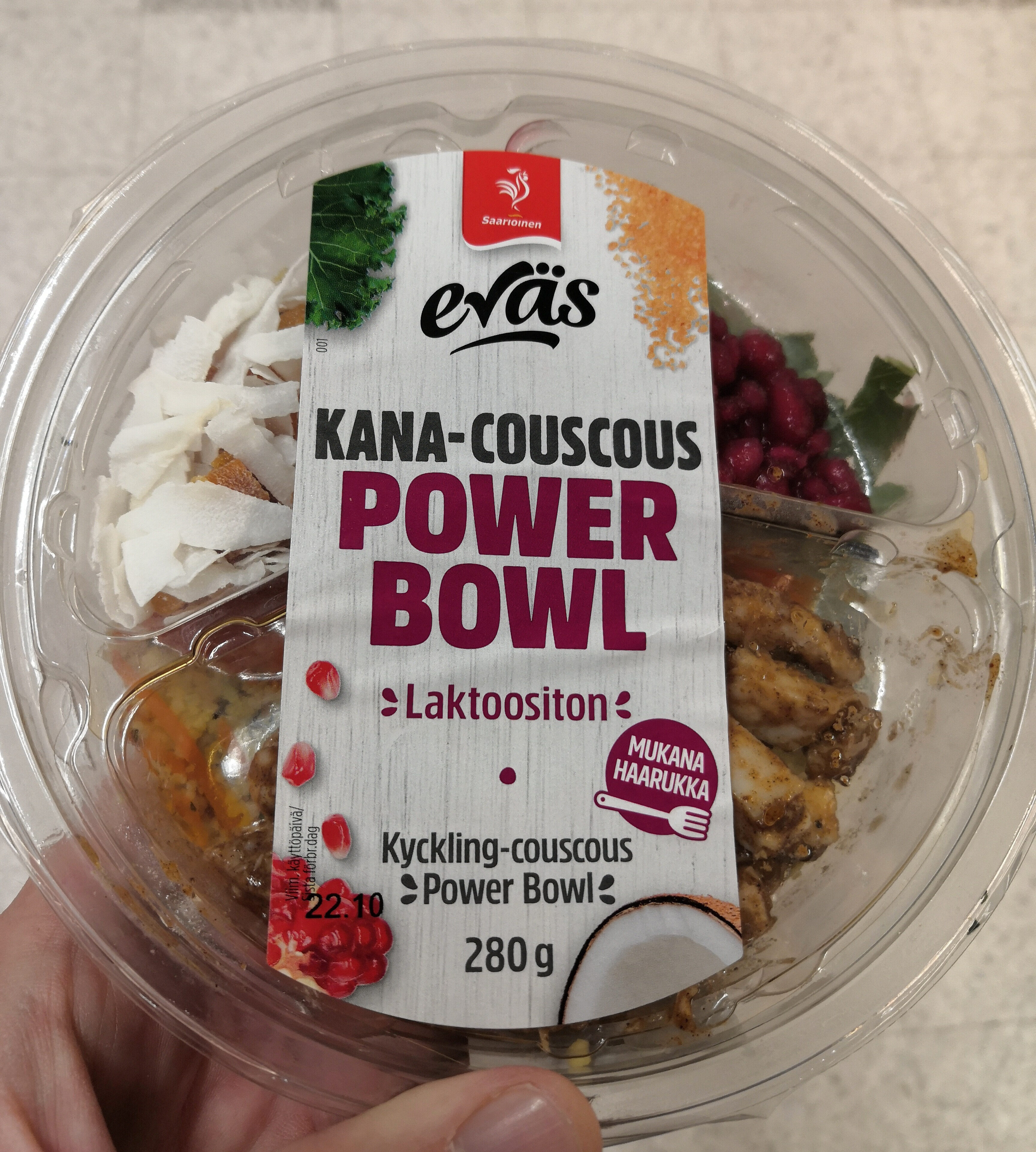 Kana-couscous power bowl - Product - fi