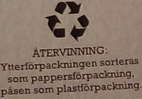 Grandiosa X-tra Allt Hawaii - Recycling instructions and/or packaging information - sv