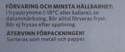 Fiskgratäng Räk- & Dillsås - Recycling instructions and/or packaging information - sv
