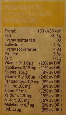 Arla Ko Ekologisk Minimjölk - Nutrition facts - sv