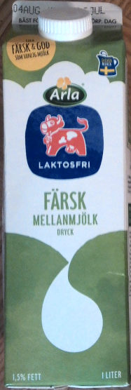 Arla Ko Färsk laktosfri Mellanmjölkdryck - Product - sv
