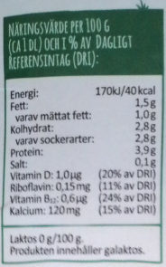 Arla Ko Färsk laktosfri Mellanmjölkdryck - Nutrition facts - sv