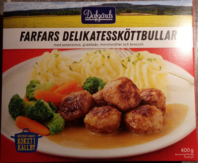 Dafgårds Farfars Delikatessköttbullar - Product - sv