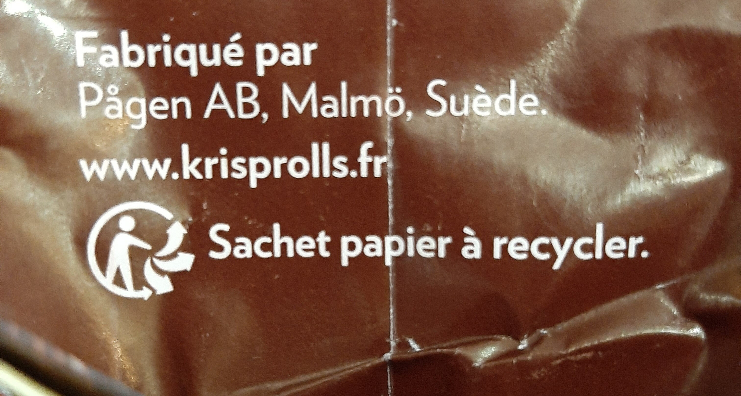Krisprolls complets - Recycling instructions and/or packaging information - fr
