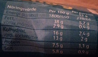 Svennes Extra mild kaviar - Nutrition facts - sv