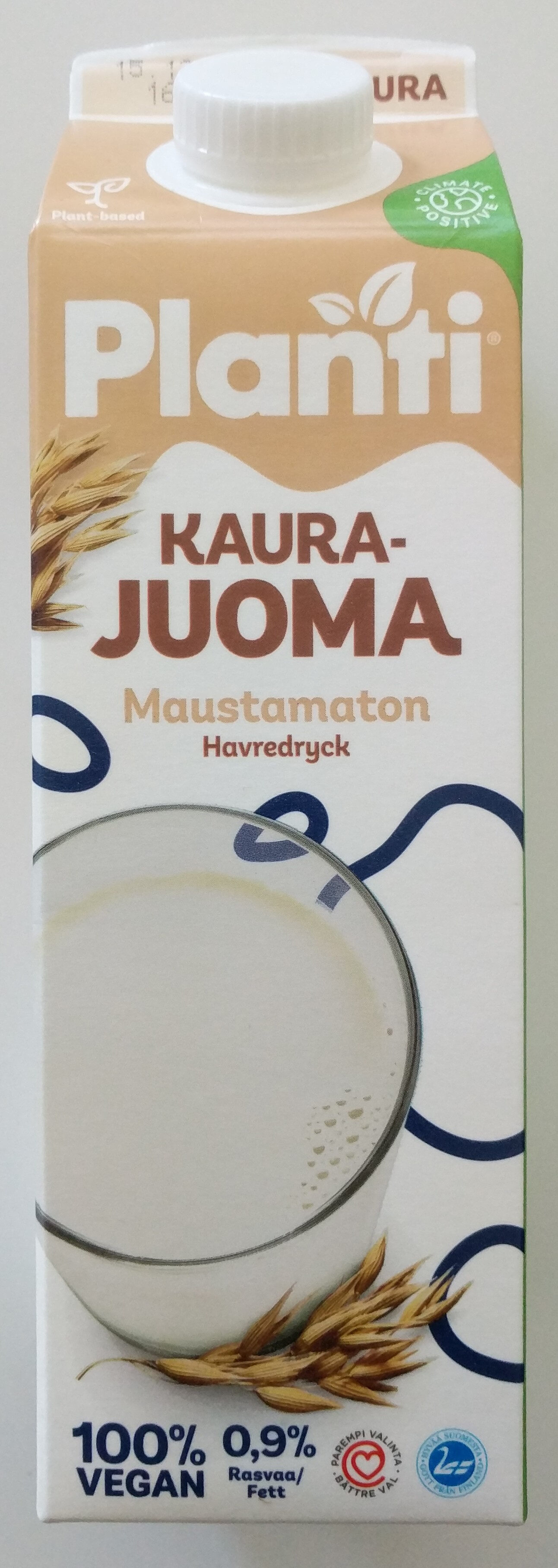 Kaurajuoma Maustamaton - Product - fi